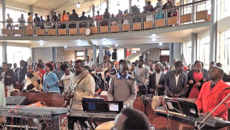 Gottesdienst in Njombe